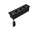 CUBOBOX presa multipla nero S 3 volte 3x tipo 13