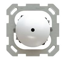bouton-poussoir NO/NF illuminé insert +plaque fr. exo IP55 blanc