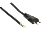 GD-Netzkabel H05RR-F3G1.0 2m schwarz Typ 12