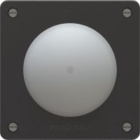 bouton-poussoir NO/NF illuminé insert +set frontal exo IP55 noir