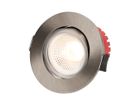 LED-Einbauspot SOLV-IP65 Nickel gebürstet 3000K 710lm 38°
