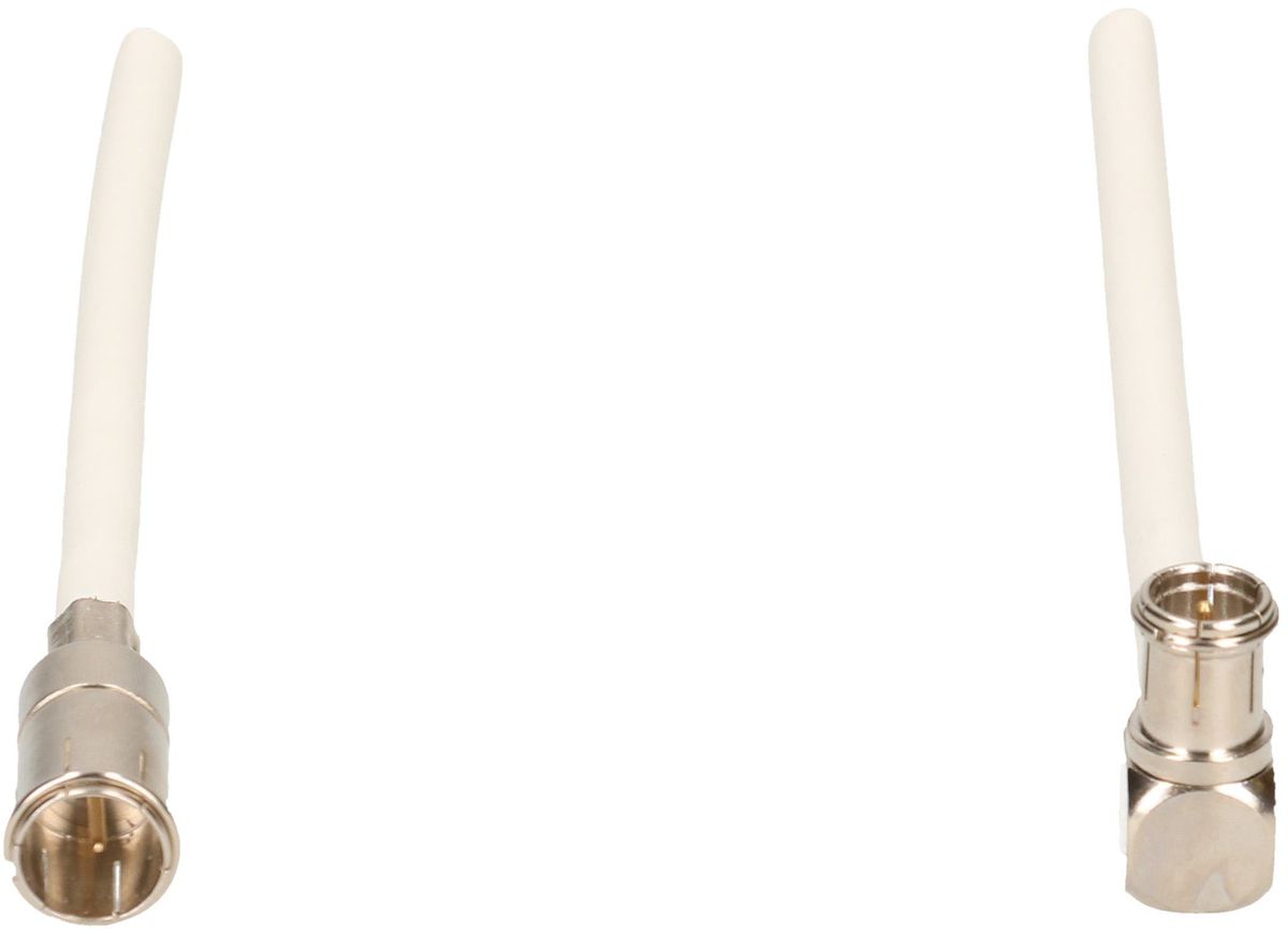 Kabel-Modem Anschlusskabel 90dB 5m weiss