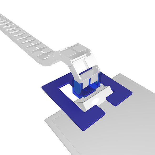 Bodenplatte Easy-Floor-Qube weiss RAL9003