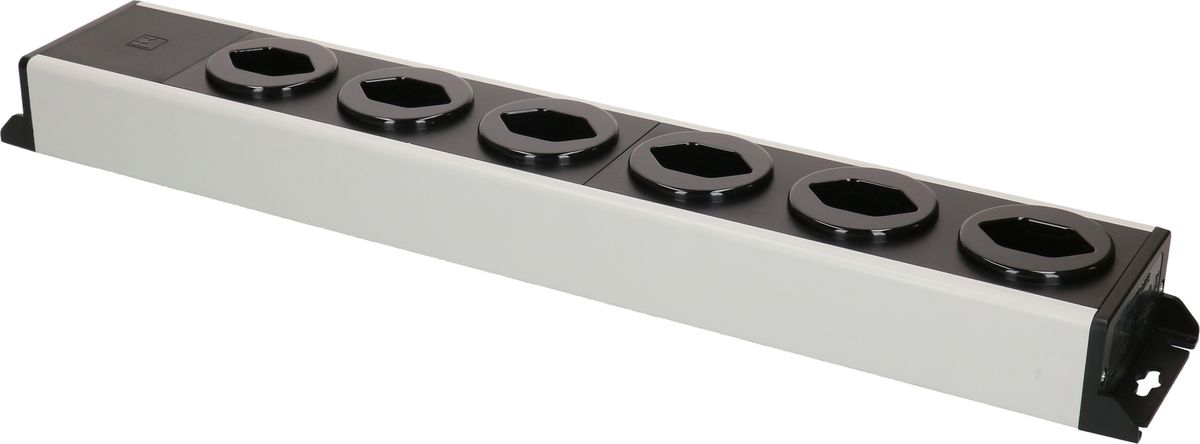 Steckdosenleiste Power Line 6x Typ 13 grau/schwarz