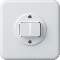 interrupteur à poussoir double schéma 3+3 ta.1x1 ENC Basico blanc