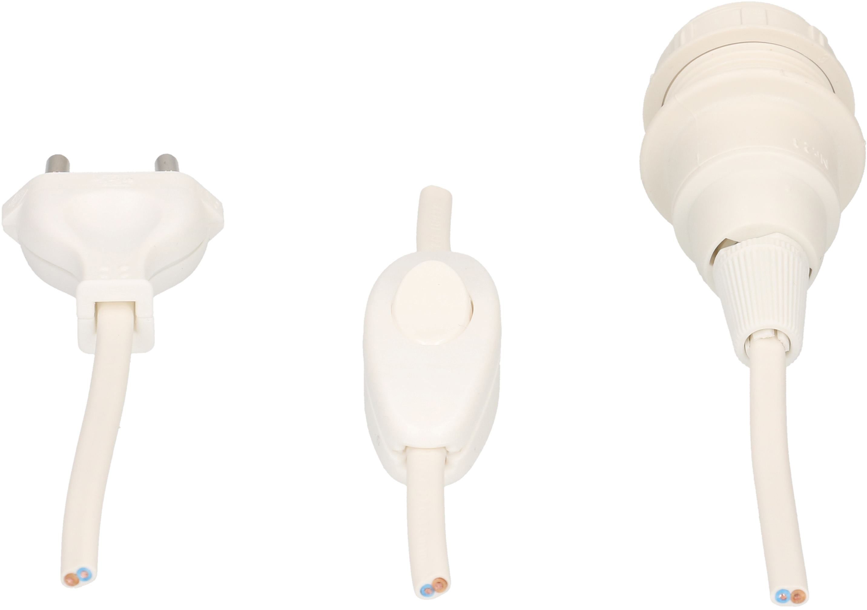 Leuchtengarnitur E14 weiss L=2.0m