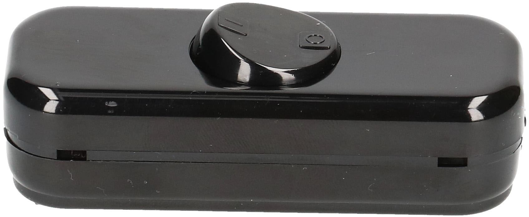 Schnurschalter 2polig AUS 10A schwarz