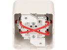interruttore schema 6 dim.1x1 AP Mica Standard bianco