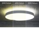 LED plafonnier "AURA 400 PIR" blanc 3000-5000K  PIR-Sensor