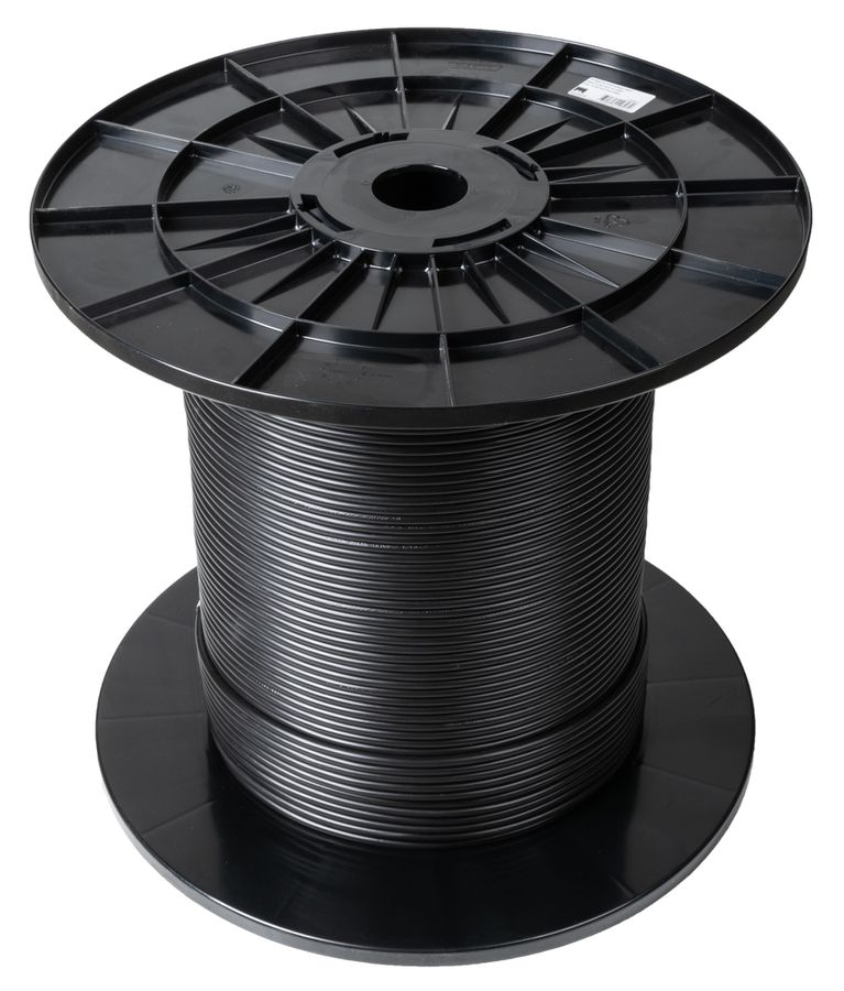 TD-Kabel H05VV-F3G1.0 schwarz