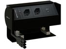 PRISMA Steckdoseneinheit schwarz 2x Typ 13 1x USB-C 60W