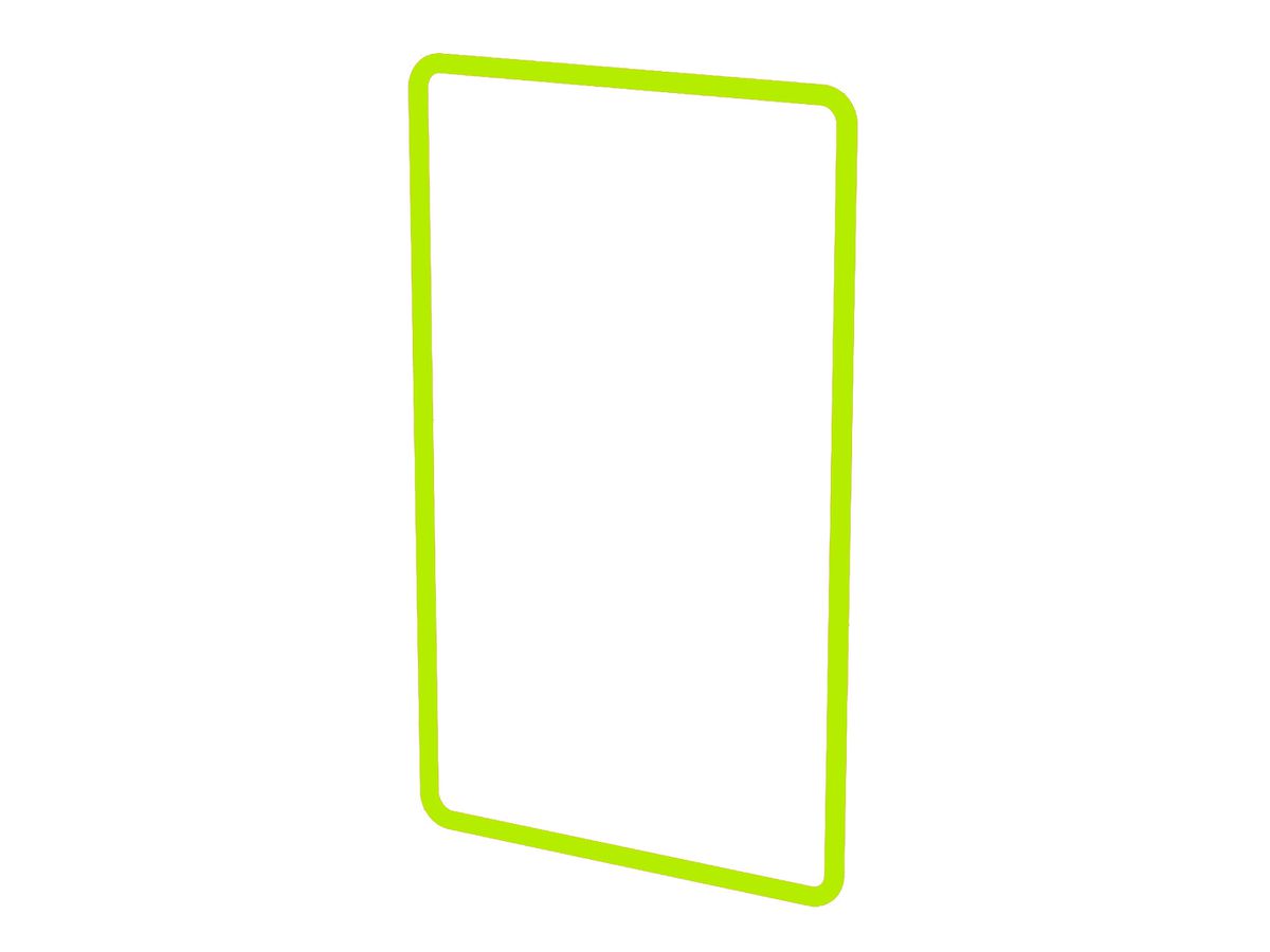 profilo decorativo dim.3x2 priamos giallo/verde fluorescente