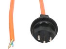 PUR câble secteur H07BQ-F3G1.5mm2 10m orange type 13 IP55