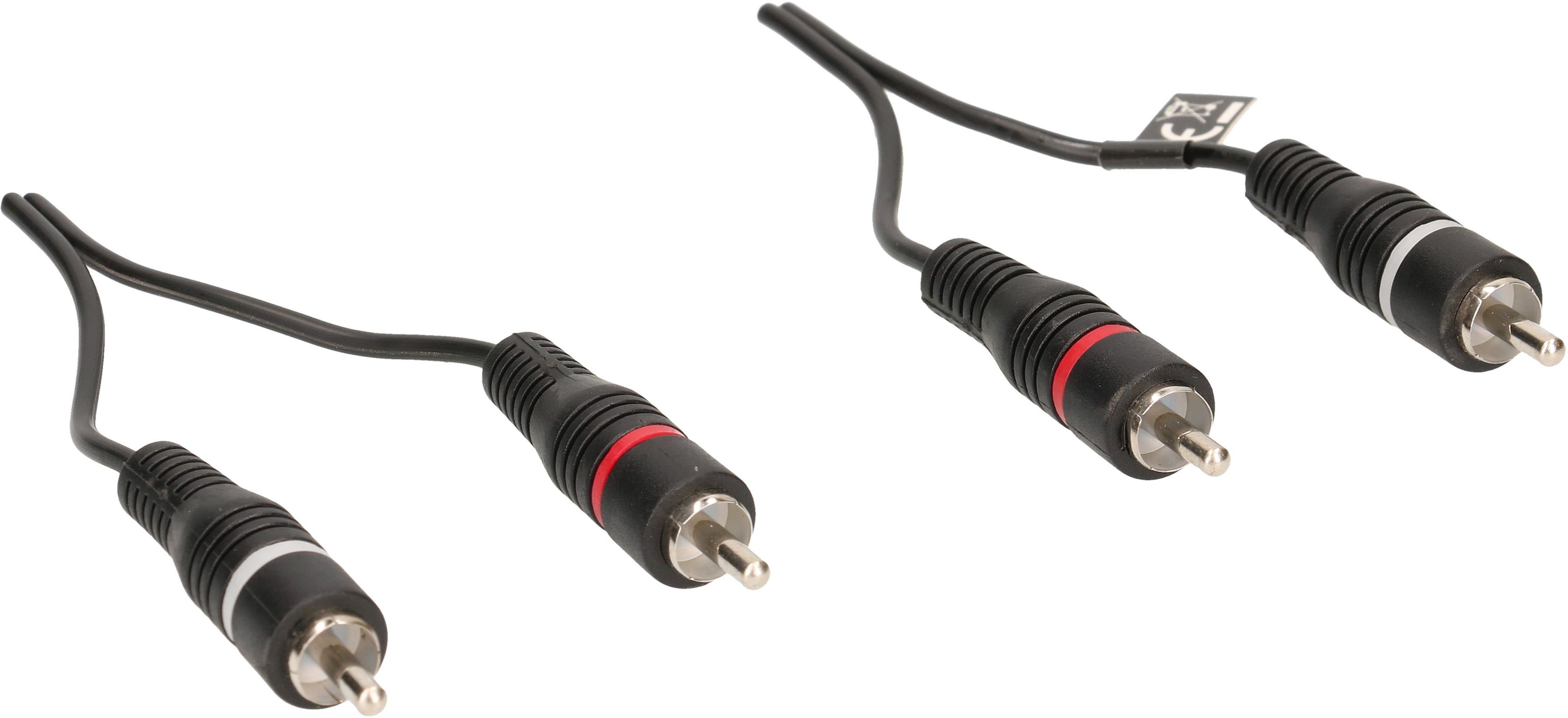 câble audio RCA HQ stéréo 1.5m noir