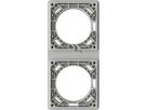 linea di testa INC 2x1 perpendicolare exo grigio luce