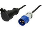 CEE câble adaptateur H07RN-F3G1.5 1.5m noir