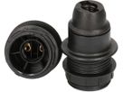 Fassung E14 mit Ring schwarz