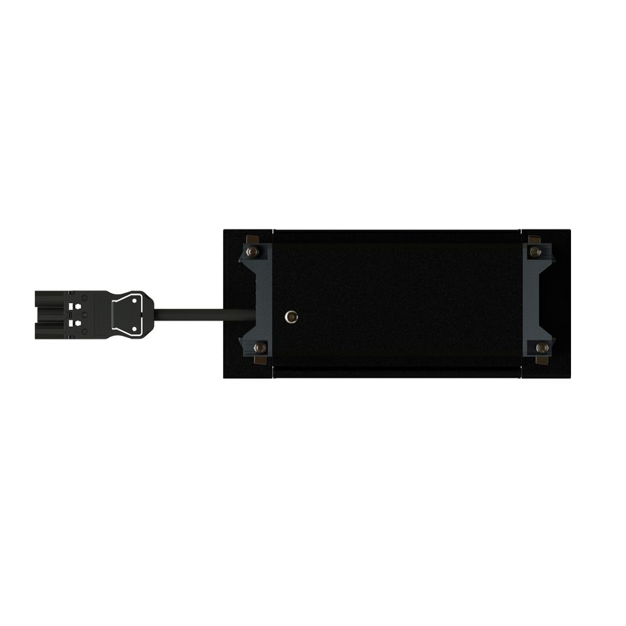 NEXO Steckdoseneinheit schwarz 2x Typ 13 1x USB-A/C