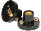 Illuminationsfassung E10 schwarz 2 Stk.