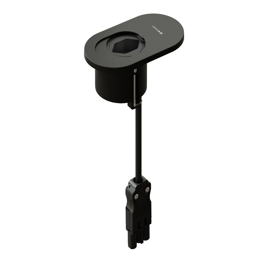 ORBIT presa multipla nero 1x tipo 13