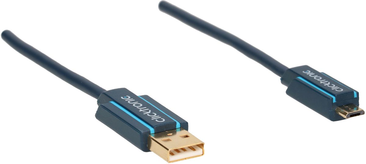 Micro USB 2.0 Adapterkabel 0.5m