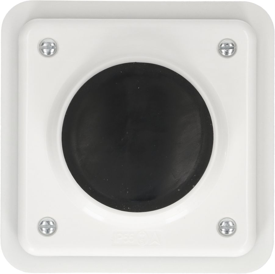 Drucktaster A/R UP Mica Nass IP54 weiss