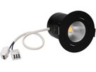 LED-Einbauspot DISC 230 Ø68 schwarz 3000K 650lm 36°