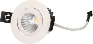 LED-Einbauspot small weiss 3000K 600lm 36°
