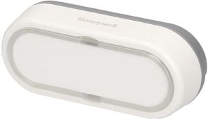 pulsante senza fili con targhetta con il nome, IP55, bianco