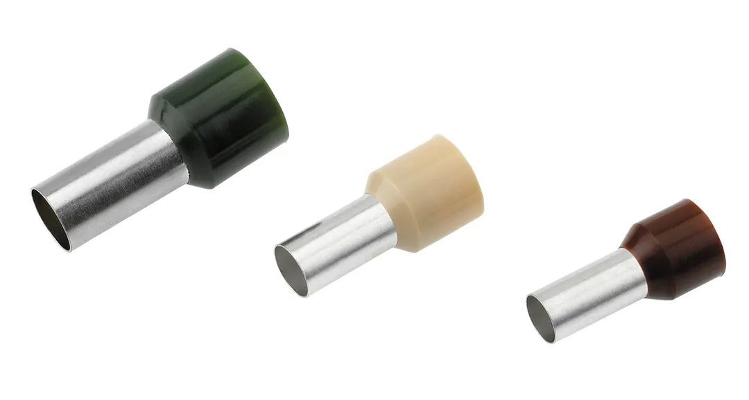 Isolierte Aderendhülse 10mm² x 12mm braun