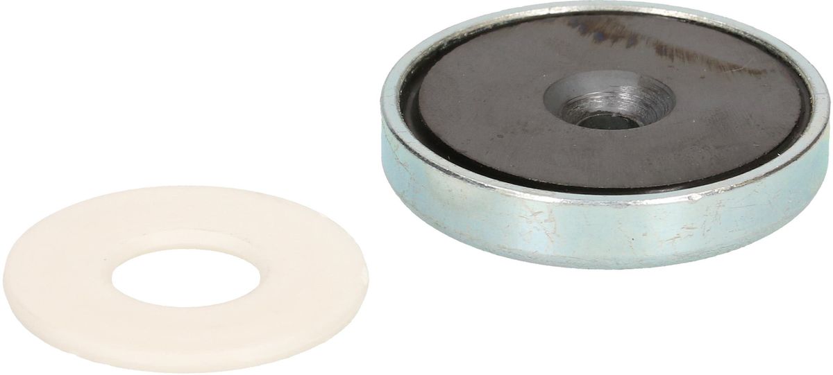 Flachgreifer-Magnet, Hartferrit, D=32x7mm