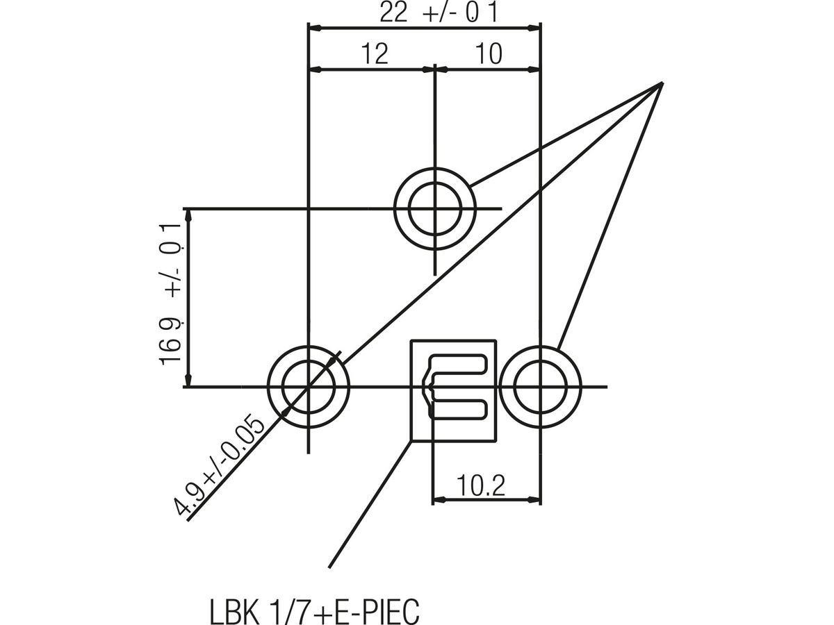 LBK-Stecker 7polig 5-Stifte 10A 400V