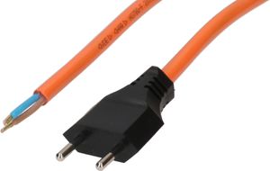 EPR/PUR-Netzkabel H07BQ-F2X1.5 3m orange Typ 11