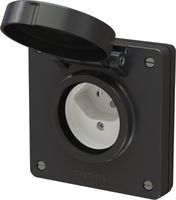 prise 1x type 13 ENC exo IP55 noir
