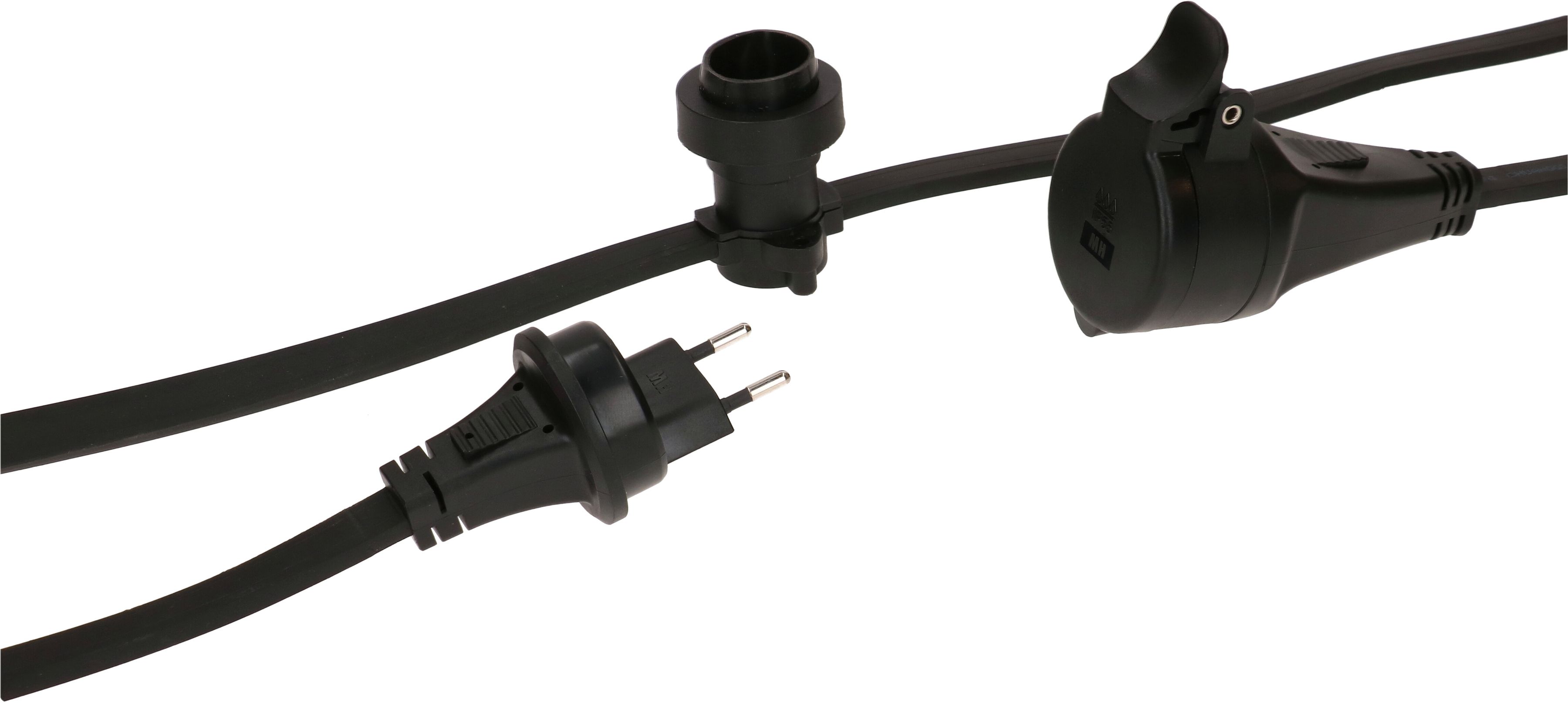 fata luci outdoor 15x E27 ILLU5X13 L=16.5m tipo 11 IP55