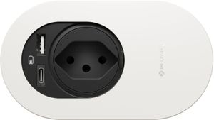 ORBIT Steckdoseneinheit weiss 1x Typ 13 1x USB-A/C