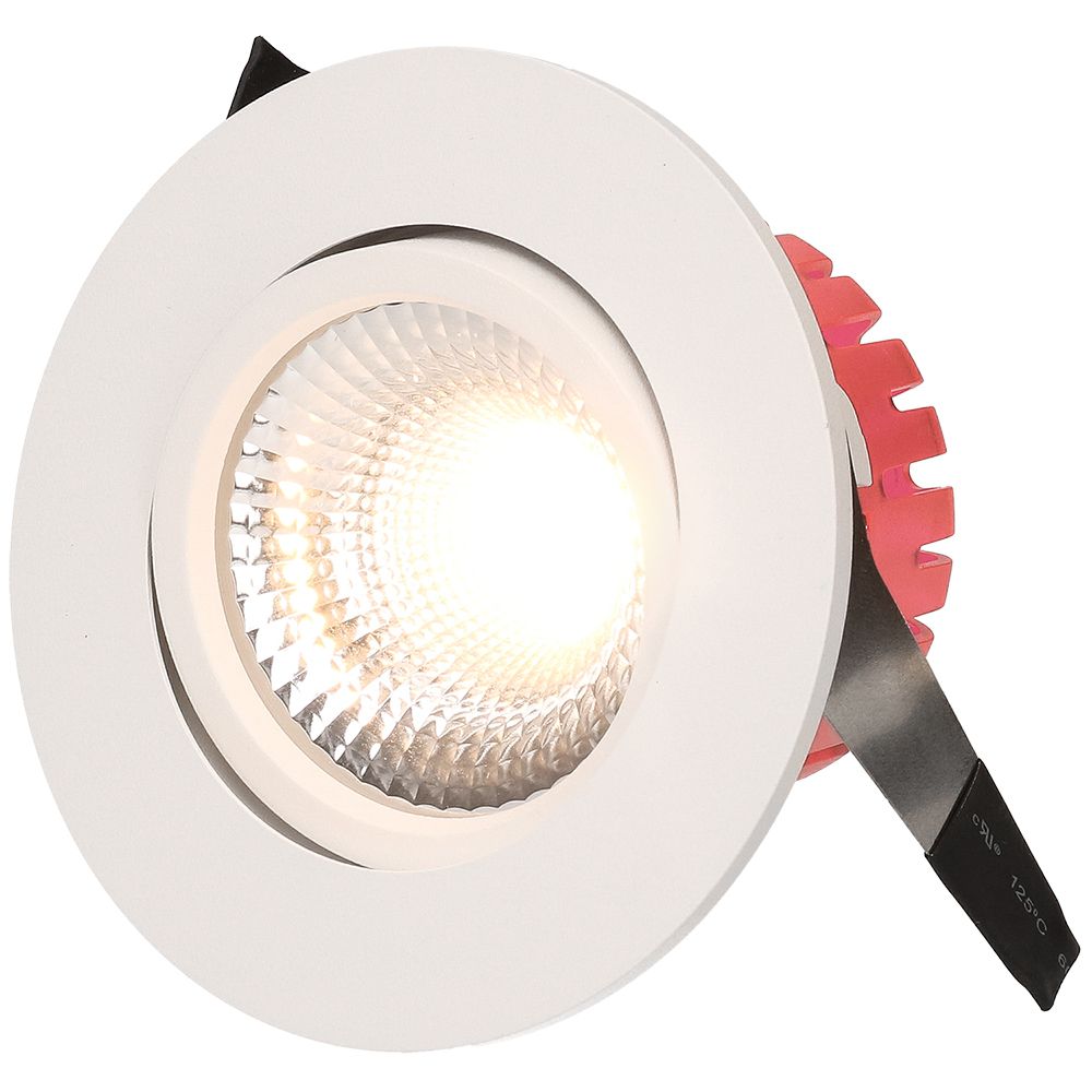 LED-Einbauspot SOLVO-IP65 weiss 3000K 750lm 38°