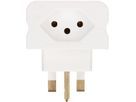 Reiseadapter Grossbritannien / Typ 13 3-polig weiss