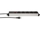 multipresa Power Line 5x tipo 13 gr/ne interruttore 1.5m magnete