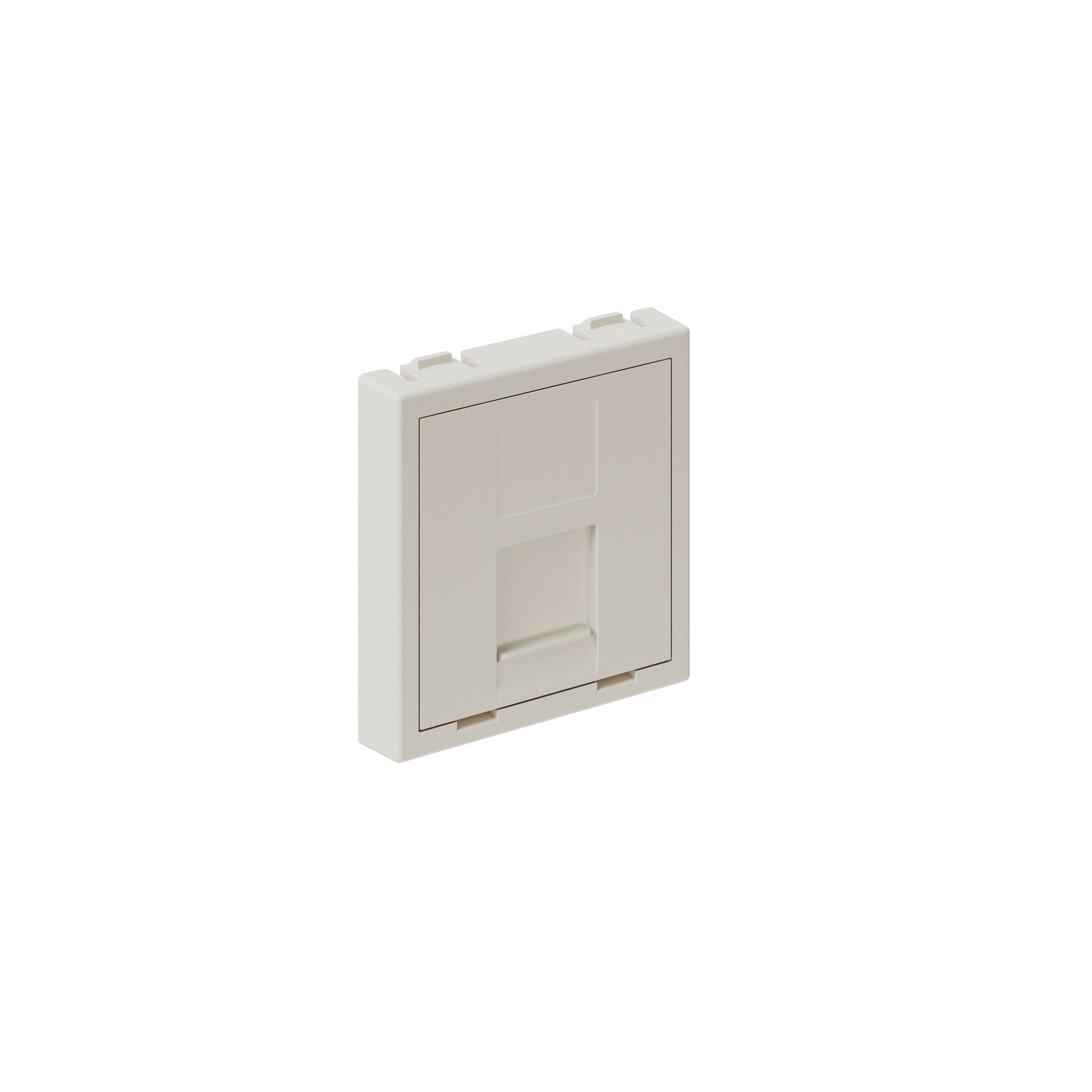 accessori multimediali 45x45 bianco copertura per 1x RJ45