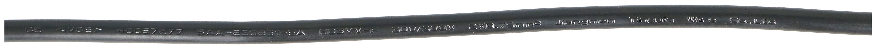 suspension de lampe E27 noir L=1.0m