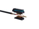 Audio-Y-Adapter-Kabel Klinkenstecker/Cinch-Buchse 0.1m schwarz