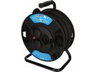 Cable reel IP55 with 3x sockets type 13 50m