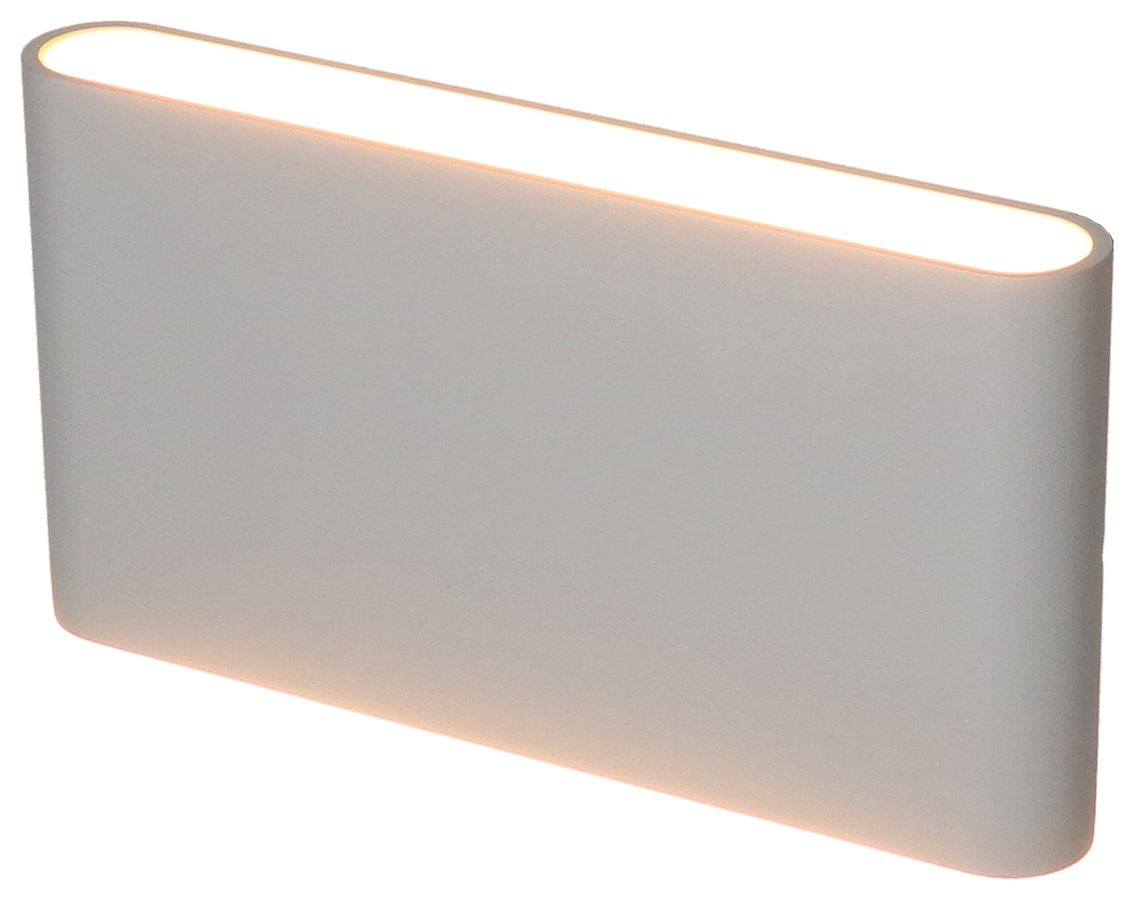 applique murale à LED WALL-FLAT gris alu RAL9006