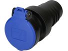 Kupplung Typ 13 3-polig schwarz/blau IP55