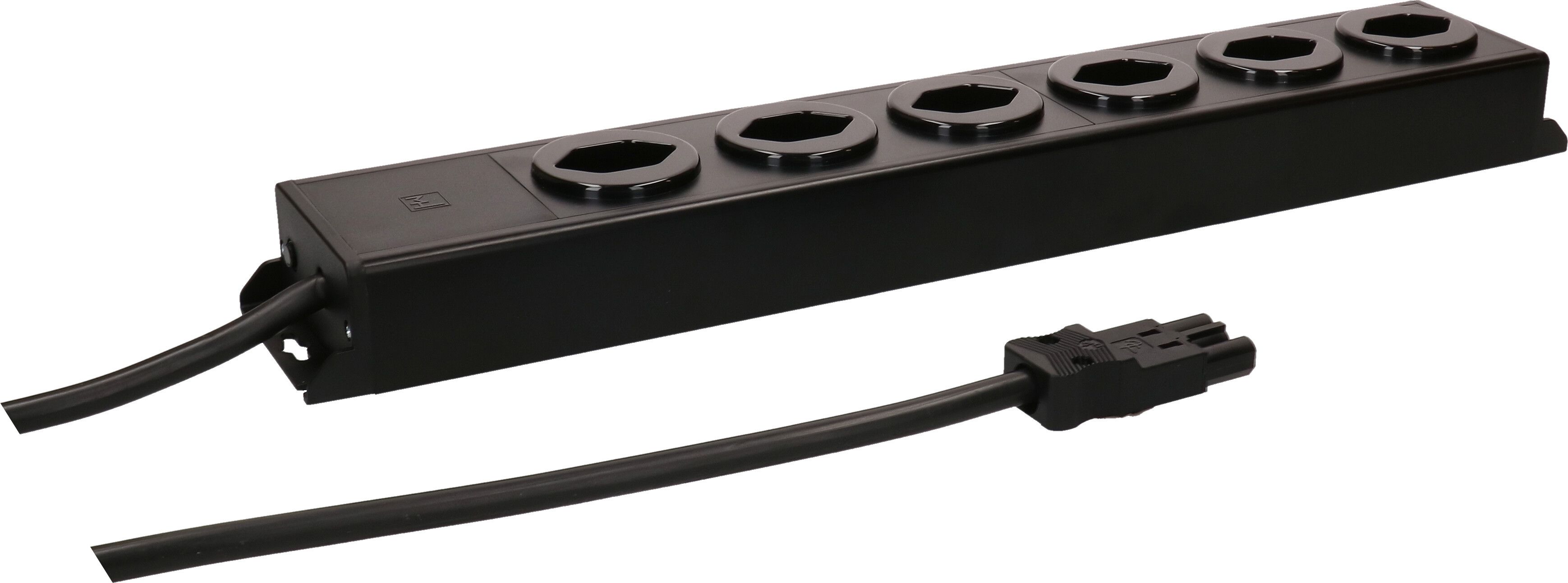 multiprise Power Line 6x type 13 noir/noir 3.0m AC 166