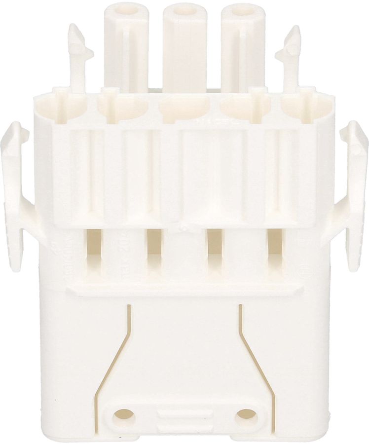 Stecker ENSTO 5-polig weiss Zugentlastung