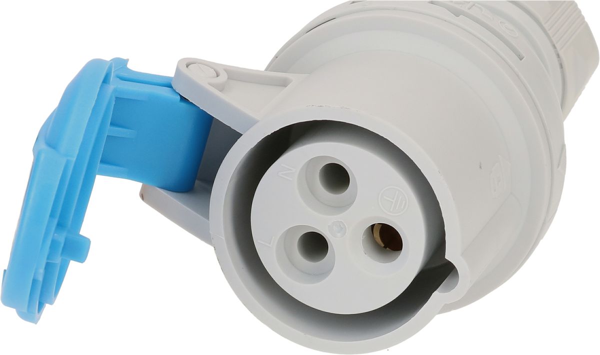 CEE câble adaptateur H07RN-F3G1.5 0.5m noir type 23 IP55/CEE16-3