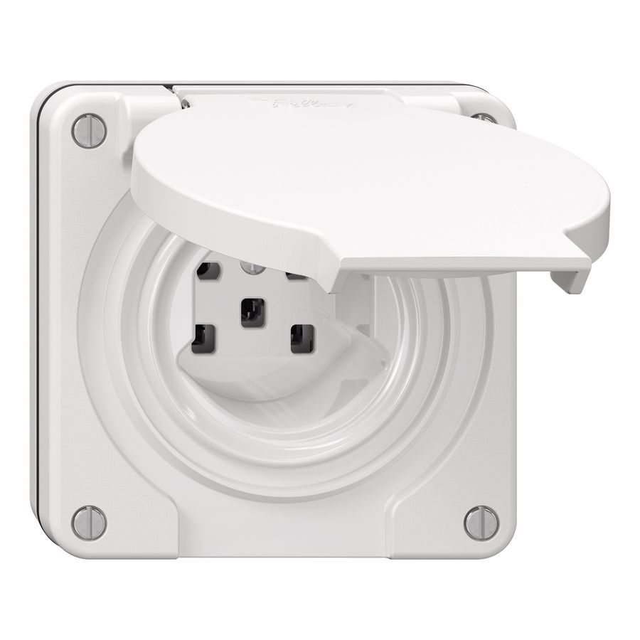 presa 1x tipo 25 dim.1x1 INC Nevo bianco