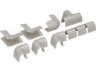 Joints assort. for cablefix 10mm metalissed-grey